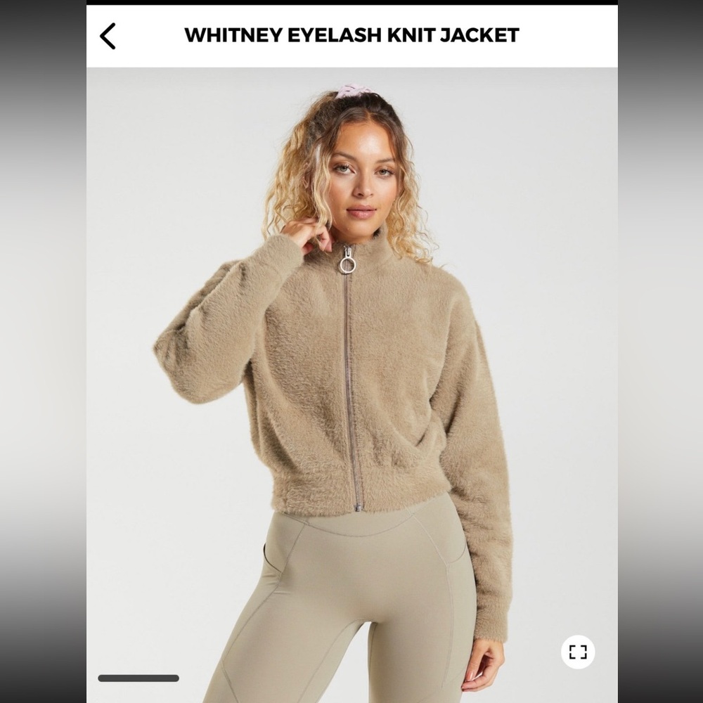 Gymshark eyelash Whitney Simmons jacket
